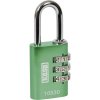 Kasp K10530GRED visiaci zámok 30 mm zelená na heslo; K10530GRED