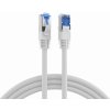 S/FTP (PiMF) Patchkábel LSOH 0.15m cat.7, biely, Cu, SuperFlex