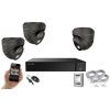 Monitorrs Security 4K IP 3 kamerový set 8 Mpix GDome (6377K3) (Monitorrs Security)