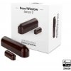 Fibaro batériový Senzor 2 (magn. kontakt) na okná a dvere hnedá / Z-Wave PLUS (FIB-FGDW-002-7)