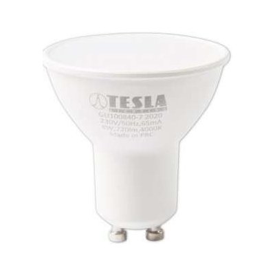 Tesla LED žárovka GU10/8W/230V/720lm/25 000h/4000K denní bílá/100st GU100840-7