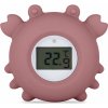 Petite&Mars Digital Silicone Water Thermometer 0m+ digitálny teplomer do vane Crab Caleb 1 ks