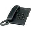 Panasonic KX-TS500FXB - jednolinkový telefon, černý