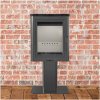 Kratki Kratki KOZA/K5/S/N - Krbové oceľové kachle KOZA/K5/S/N 7kW 150mm KR0032 + záruka 3 roky zadarmo