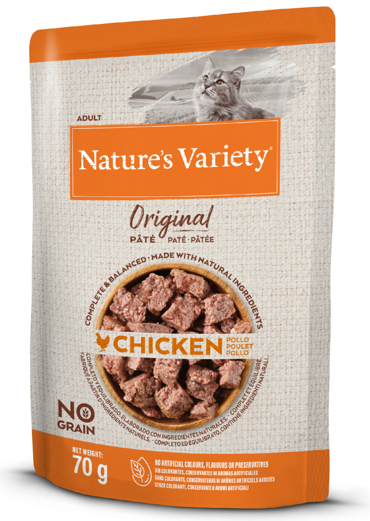 Nature\'s Variety original pre mačky s kuracím mäsom 70 g