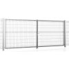Dvojkrídlová brána BRAVO 3D pozinkovaná 4000/1730 mm | výplň zváraný 3D panel | drôt 5,0 mm