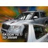 Deflektory Škoda Yeti od 2009 (+zadné)