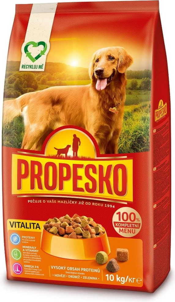 Propesko pes VITALITY 10 kg