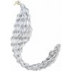 Ariel brčky vlnité Crochet Braids Deep Twist sivé GR: 75cm 100g