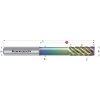 Karnasch 3062240800062 | Tvrdokovová dokončovacia fréza, ostrohranné ostrie 8x62-100x8 mm, Z=6