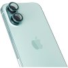 Epico hliníkové ochranné sklo na šošovky fotoaparátu pre iPhone 16/16 Plus – modrozelená 90812151600002