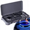 Prenosný Plynový Varič Turistický Kempingový 3 Horáky 2x2,2kW 1x1,1kW