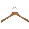 Drevený vešiak/drevené ramienko Deluxe 70 N, prírodná farba, šírka 45 cm, bez priečky, 1 ks
