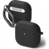 AppleMix Puzdro RINGKE pre Apple AirPods 4 - silikónové - čierne