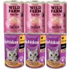 Whiskas Adult chicken 3 x 400 g a Wild Farm Pate Chicken 3 x 400 g