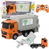 Double Eagle Mercedes-Benz Antos Dálkově ovládaný popelářský vůz RC oranžová 1:26