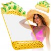 Nafukovací plážový matrac hojdacia sieť vodné lehátko kreslo bazén ananás
