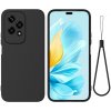 Gumený kryt Silicone na Honor 200 Lite 5G - Čierna