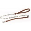Whips Primal Bond Leash Brown, kožené vodítko