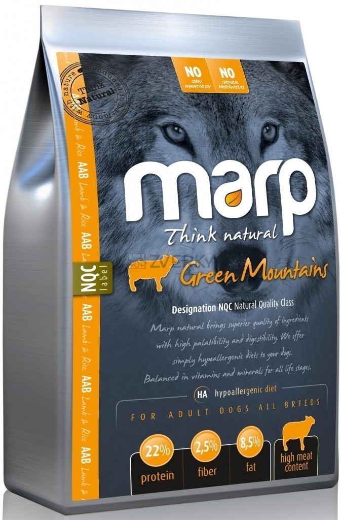 Marp Natural Green Mountains Lamb and Rice 12 kg