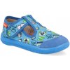 Barefoot detské papuče Milami modrý medvedík