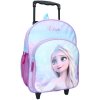 Vadobag · Detský / dievčenský cestovný kufor na kolieskach s predným vreckom Ľadové kráľovstvo - Frozen - 13L
