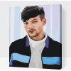 Vymalujsisam.sk Maľovanie podľa čísiel - Louis Tomlinson 2 Veľkosť: 30x40cm, Rám: Bez rámu, iba zrolované plátno