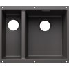 Blanco Subline 340/160-U Colour Unit Pravý sivá skala 527814