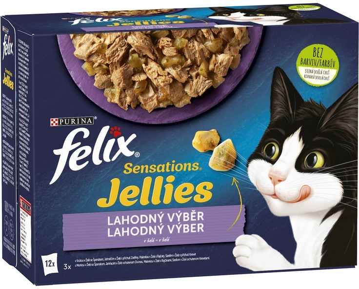 Felix sensations jellies v želé 12 x 85 g