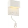 ACA Lighting LED nástenné svietidlo PRIAMUS 8W/230V/3000K/640Lm/360°/IP20, biela