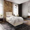 Textilomanie Čalúnená posteľ boxspring MERALIS 80x200 cm béžová Matrac: Matrac Bonell pružinový