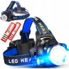 ČELOVÁ BATERKA LED ZOOM XML-T6 CREE SILNÁ NABÍJATEĽNÁ ČELOVÁ LAMPA