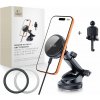 Držiak do auta Tech-Protect V9 Arcticboost Magnetic Magsafe Dashboard & Vent Car Mount Wireless Charger 25W Qi2.2 Black