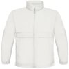B&C Větrovka bez podšívky, dětská COT01095000164-white Bílá 9-11