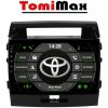 TomiMax Toyota Land Cruiser Android 14 autorádio s WIFI, GPS, USB, BT HW výbava: 8 Core 6GB+128GB HIGH