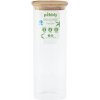 Dóza na potraviny PKV-007 2,2 l, sklo/bambus, Pebbly