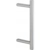 Marchesi 4810 - šikmé nerezové dverné madlo, pr. 30 mm, dĺžka 400 mm MAR-4810_400