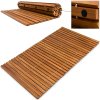Casaria Line 102911 z pevného akáciového dreva hnedá 80 x 50 cm