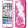PROTEMIO 2416 HENNA FLOWERS silikónový obal Apple iPhone 6 / 6S ružový