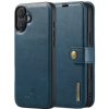 DG.Ming 2v1 odnímateľné flipové púzdro pre iPhone 16 - tmavo modré - možnosť vrátiť tovar ZADARMO do 30tich dní