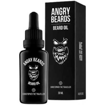 Angry Beards Olej na fúzy a bradu Christopher the traveller 30 ml