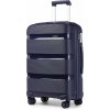 Kono K2092L Kufor spinner 76cm Modrý Navy Polypropylen