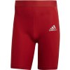 Pánske spodné šortky adidas, TF SHO TIGHT červená,strieborná S