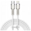 BASEUS Cafule Series nabíjací / dátový kábel USB-C na Lightning PD 20 W 2 m CATLJK-B02, biela
