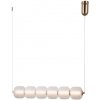 LED závesné svietidlo 1625 lm 3000K zlatá ITALUX Ganti PND-34362-6H-HBR-OPAL