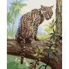 Zuty – Maľovanie podľa čísel – Ocelot mláďa na strome (D. Rusty Rust), 80 × 100 cm, plátno 8596530184027