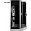 Aplomo Trixy Black 120x85x215 masážny sprchový box Orientácia: ľavá, MO-18218BLL