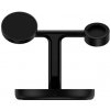 Baseus WXTE000101 Swan 3v1 Bezdrôtový Magnetický Nabíjací Stojan 15W Black 6932172609627