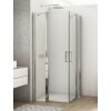 RONAL DIVERA D22DE2B 90 x 110cm alebo 110 x 90cm sprchový kút obdĺžnikový s rohovým vstupom, profil chróm - 88 – sklo sieťotlač biele linky