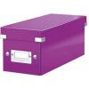 Leitz Krabice na CD Click & Store, Purpurová
